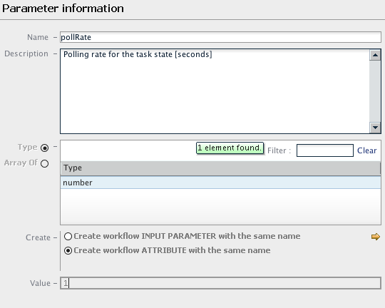 Create pollrate attribute