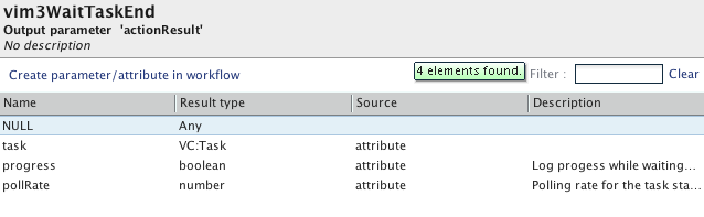 VIM3WaitTaskEnd action parameters