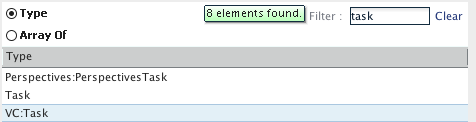 Set return type