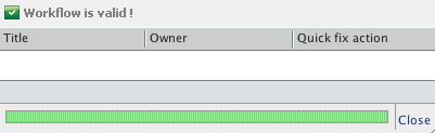 Validate workflow