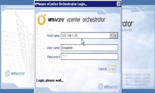 vCO Client Login 19