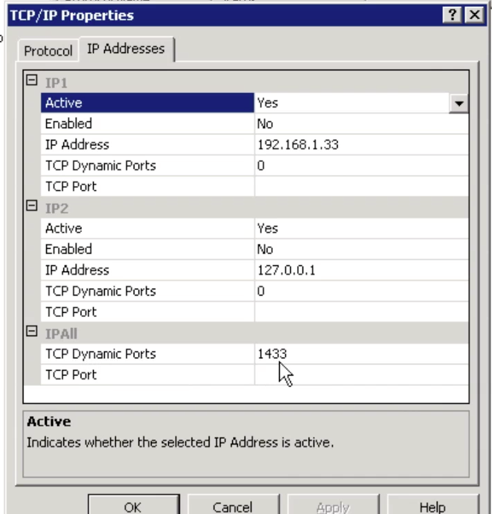 Database Setup 2