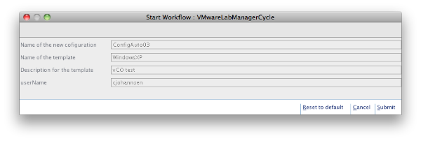 start workflow