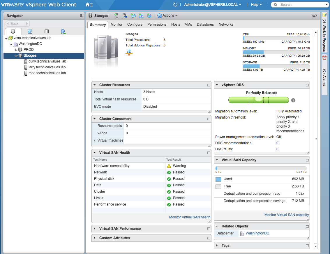 NUC Cluster Summary