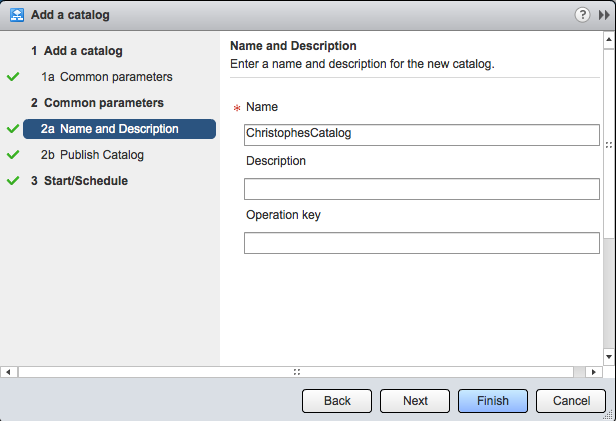 Image: vSphere Web Client Mandatory workflow input